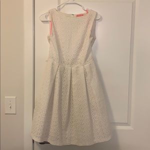White fit and flare sundress Sz 4